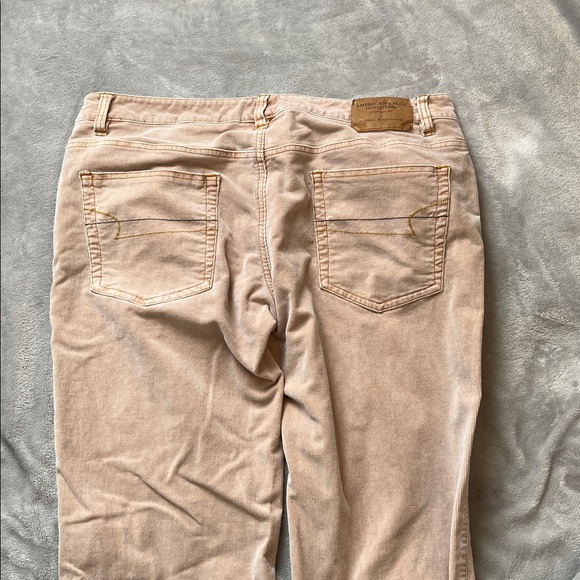 American Eagle Outfitters Women's Size 14 Light Tan Corduroy Pants - Picture 2 of 6